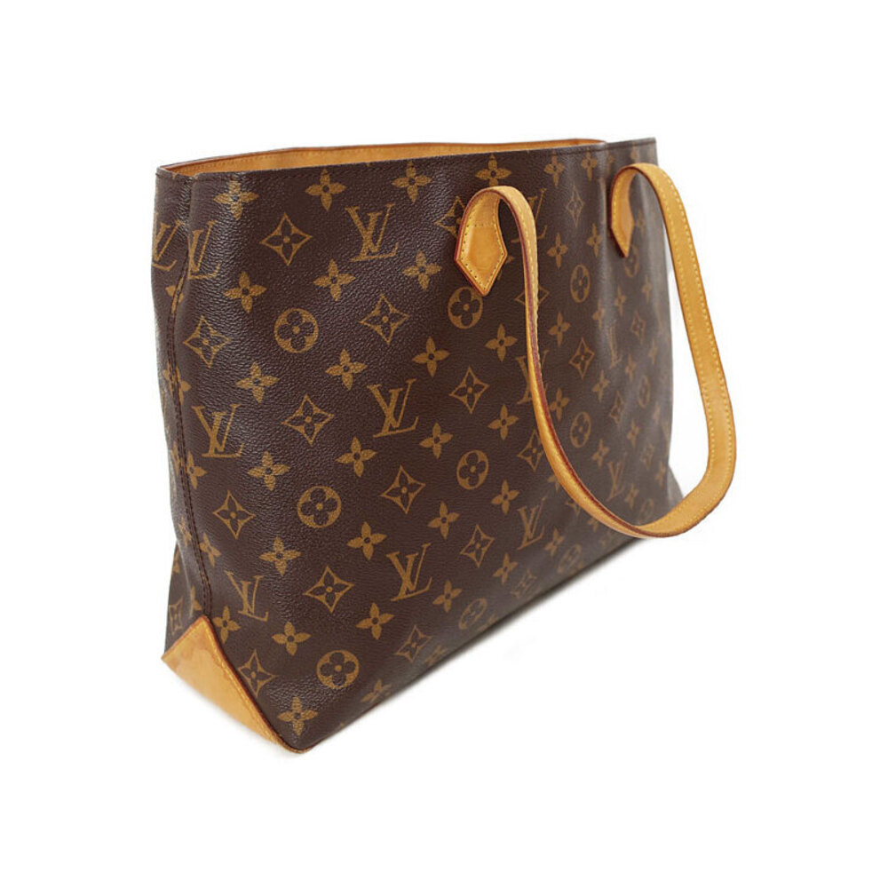 Louis Vuitton Bag Leather Brown Wilshire Monogram Tote